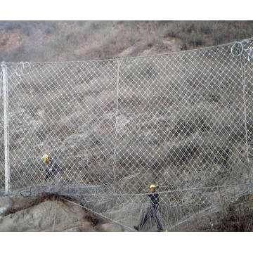 Sns Flexible Slope Protection Wire Rope Mesh